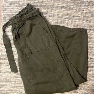 Never Worn; Brand New! Green wide legged pants!